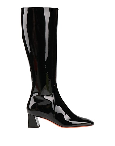 SANTONI Boots Black Leather