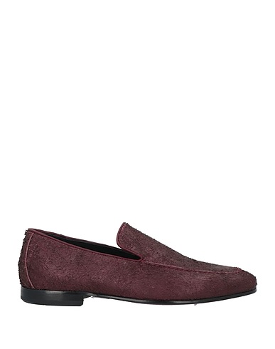 MICH SIMON Loafers Burgundy Leather
