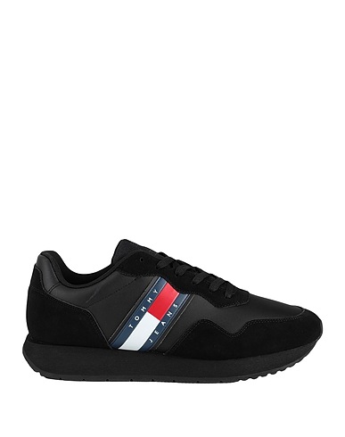 TOMMY JEANS Sneakers Nero 77% Pelle, 23% Poliuretano