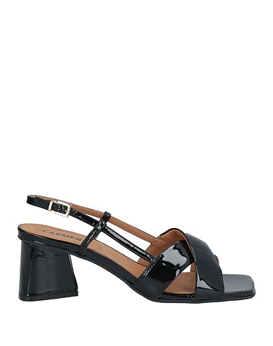 CARMENS Sandals Black Leather