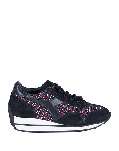 DIADORA HERITAGE Sneakers Black Leather, Textile fibres