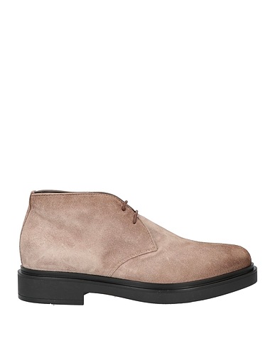 SANTONI Ankle boot Taupe Leather