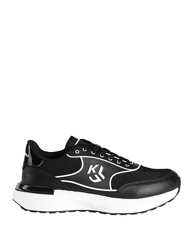 KARL LAGERFELD JEANS Sneakers Nero 47% Poliuretano, 34% Pelle, 19% Nylon