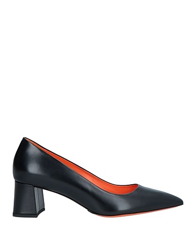 SANTONI Décolleté Nero Pelle