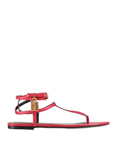 TOM FORD Flip flops Red Leather