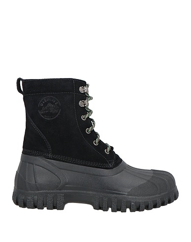DIEMME Ankle boot Black Leather, Rubber