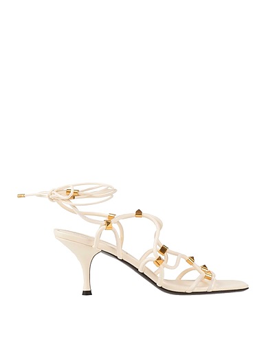 VALENTINO GARAVANI Sandals Cream Leather