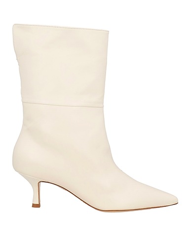 SPAZIOMODA Ankle boot Ivory Leather