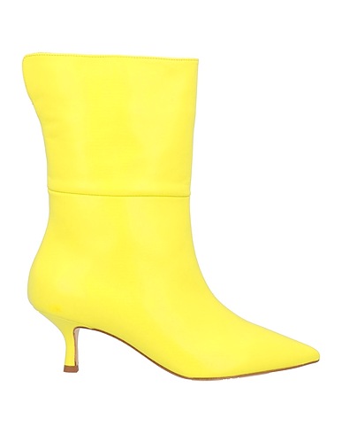 SPAZIOMODA Ankle boot Lime green Leather