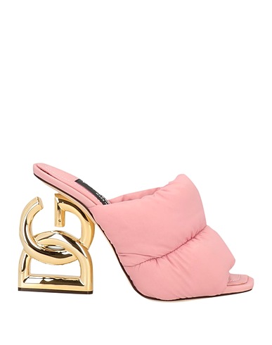 DOLCE&GABBANA Sandals Pink 76% Polyester, 16% Polyamide, 8% Polyurethane