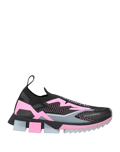 DOLCE&GABBANA Sneakers Black 60% Polyester, 40% Viscose