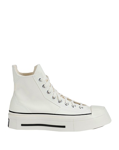 CONVERSE Sneakers CHUCK 70 DE LUXE SQUARED HI Ivory Textile fibres, Synthetic fibers