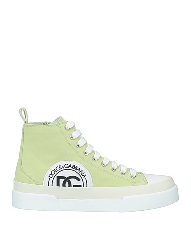 DOLCE&GABBANA Sneakers Light green Textile fibers