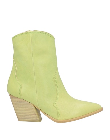 SPAZIOMODA Ankle boot Green Leather