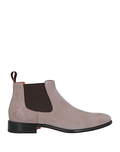 SANTONI Ankle boot Light grey Leather