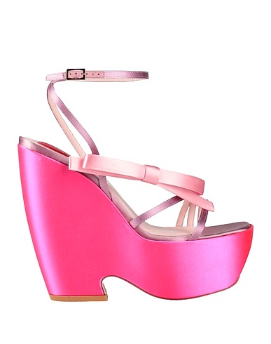 ROGER VIVIER Sandals Lilac Textile fibers
