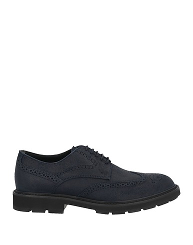 TOD'S Laced shoes Navy Leather