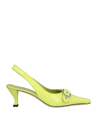 BY FAR Pump Lime green 100% Cow leather