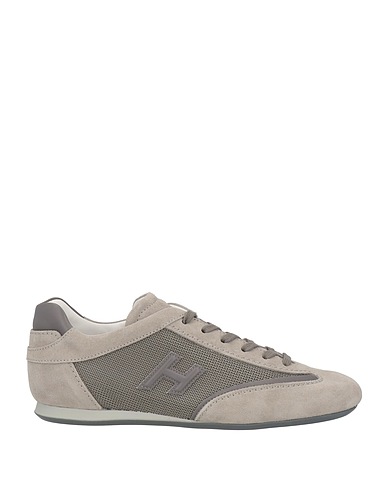HOGAN Sneakers Gris Cuero, Fibras textiles