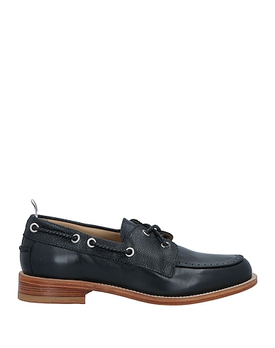THOM BROWNE Loafers NERO Calfskin
