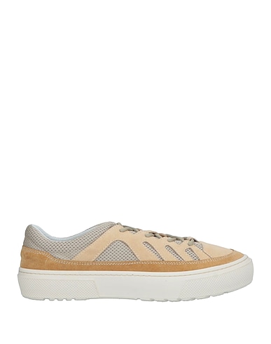 DIEMME Sneakers Beige Leather, Textile fibres