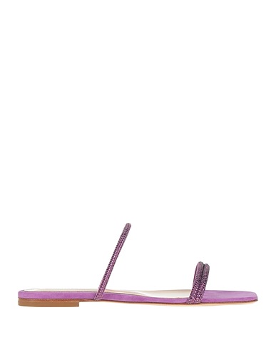 GIANVITO ROSSI Sandals Purple Leather