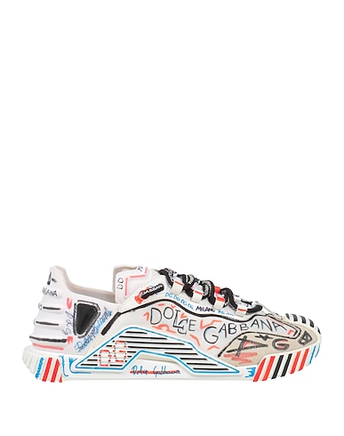 DOLCE&GABBANA Sneakers Textile fibers, Leather