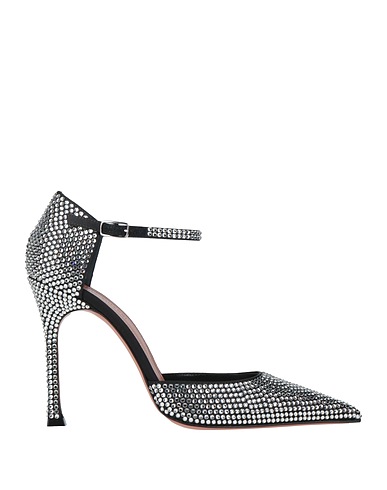 AMINA MUADDI Pump Black Textile fibers