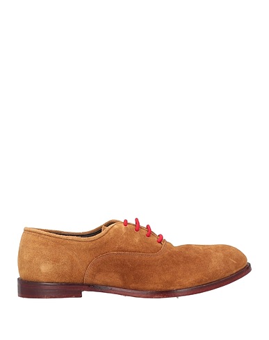JP/DAVID Laced shoes Tan Leather