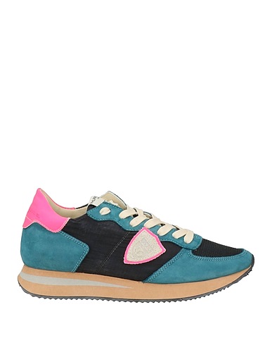 PHILIPPE MODEL Sneakers Black Leather, Textile fibres