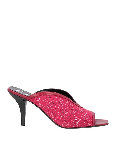 GUCCI Sandals Garnet Textile fibers