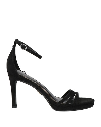 BUFFALO Sandals Black Textile fibres