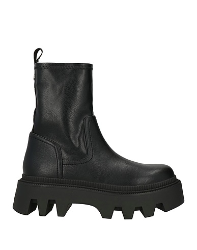 BUFFALO Ankle boot Black Textile fibres