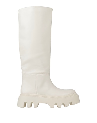 BUFFALO Boots Cream Textile fibres