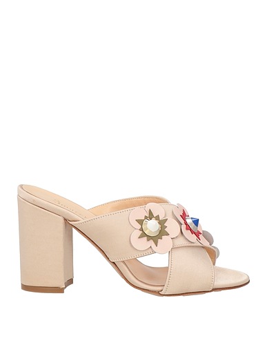 MARCH 23 Sandals Beige Textile fibers