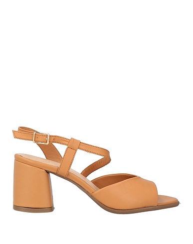 ATTISURE Sandals Tan Leather