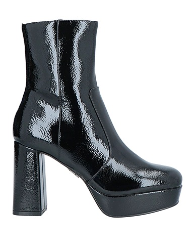 STEVE MADDEN Ankle boot Black Textile fibres