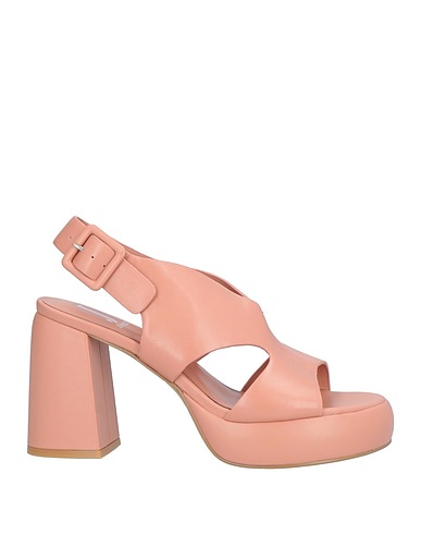 JEANNOT Sandals Pink Leather