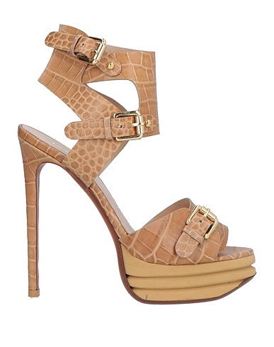 DEIMILLE Sandali Khaki Pelle