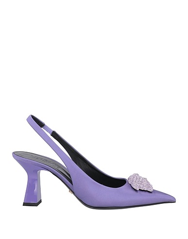 VERSACE Décolleté Malva Fibre tessili