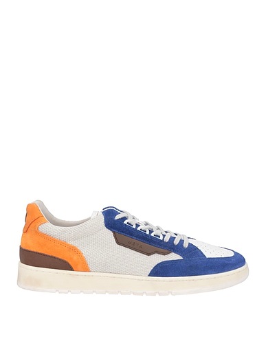 D.A.T.E. Sneakers Blue Leather, Textile fibres
