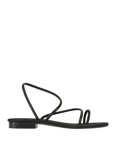 POSITANO Flip flops Black Leather