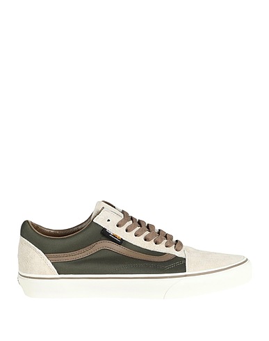 VANS Sneakers Old Skool
 Verde militar Cuero, Fibras textiles