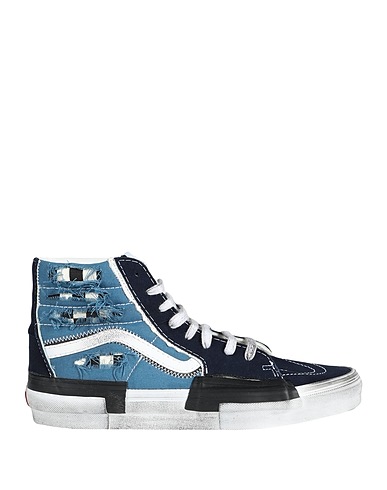 VANS Sneakers SK8-Hi Reconstruct
 Midnight blue Leather, Vegetable fibre