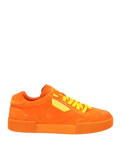 DOLCE&GABBANA Sneakers Orange Leather