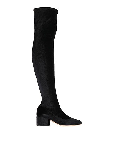 SERGIO ROSSI Boots Black Textile fibres