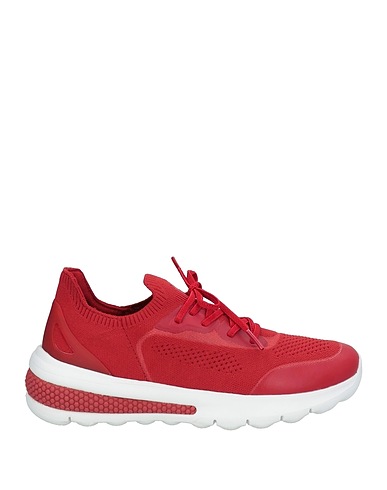 GEOX Sneakers Brick red Textile fibres, Other Fibres