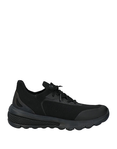 GEOX Sneakers NERO Ίνες υφασμάτων, Άλλες ίνες