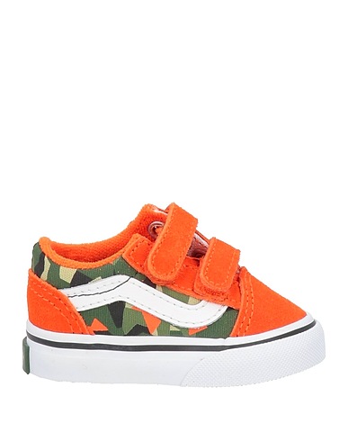 VANS Sneakers TD Old Skool V Arancione Pelle, Fibre tessili