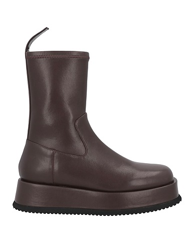 JEFFREY CAMPBELL Stivaletti Cioccolato Fibre tessili